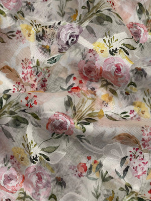 Linen Silk Saree for Women – Lightweight Traditional Saree with Subtle Shine