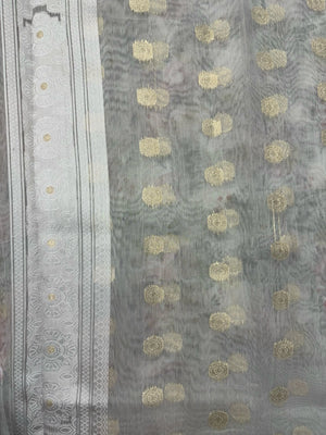 Linen Silk Saree for Women – Lightweight Traditional Saree with Subtle Shine