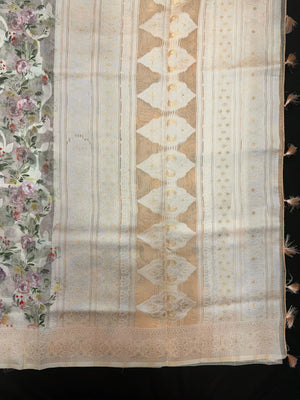 Linen Silk Saree for Women – Lightweight Traditional Saree with Subtle Shine