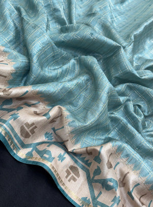 Premium Tussar Silk Saree – Traditional & Stylish (Lining Silk)