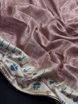 Premium Tussar Silk Saree – Traditional & Stylish (Lining Silk)