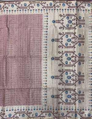 Premium Tussar Silk Saree – Traditional & Stylish (Lining Silk)