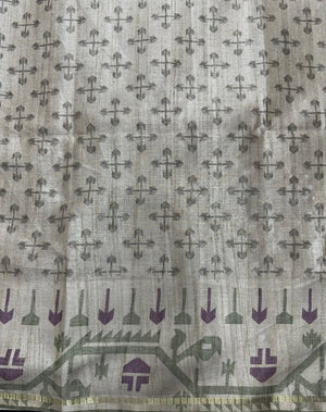 Premium Tussar Silk Saree – Traditional & Stylish (Lining Silk)