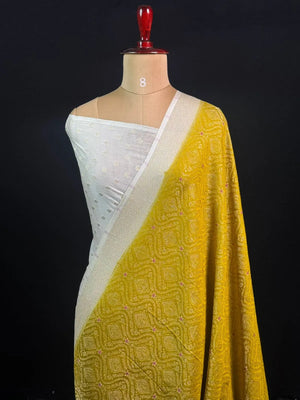 Royal Brocade Semi Georgette Silk Saree