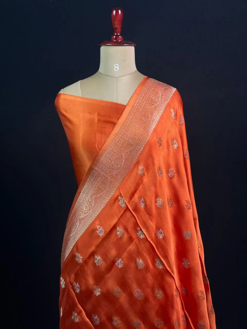 Designer Mashru Silk Saree with Rich Shine & Soft Texture
