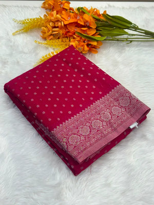 Regal Elegance Raw Silk Saree
