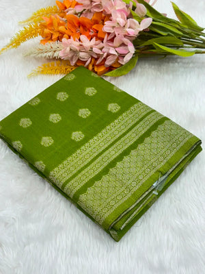 Regal Elegance Raw Silk Saree