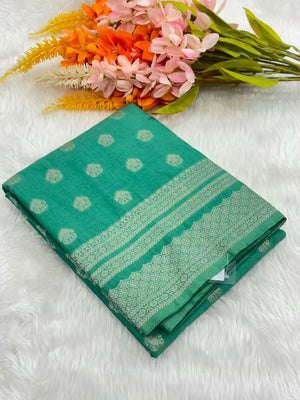 Regal Elegance Raw Silk Saree