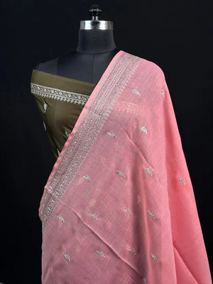 Timeless Linen Silk Saree – Perfect for Festive & Ethnic Wear