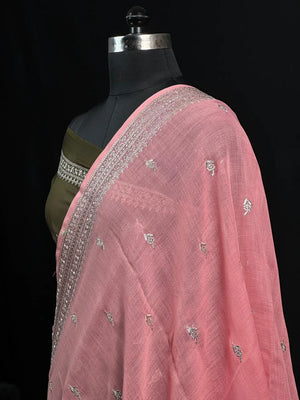 Timeless Linen Silk Saree – Perfect for Festive & Ethnic Wear