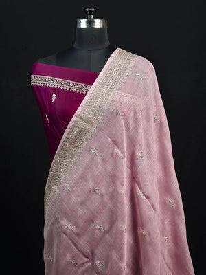 Timeless Linen Silk Saree – Perfect for Festive & Ethnic Wear