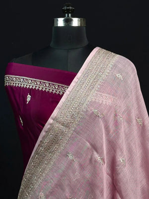 Timeless Linen Silk Saree – Perfect for Festive & Ethnic Wear