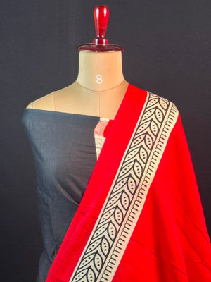 Pure Mulmul Cotton Saree with Elegant Drape & Feather Soft Comfort