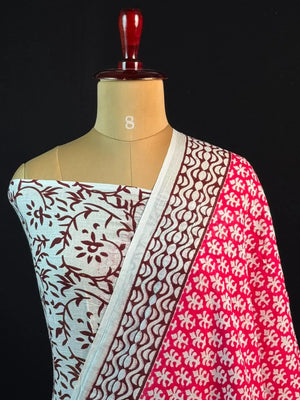 Pure Mulmul Cotton Saree with Elegant Drape & Feather Soft Comfort
