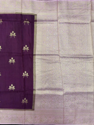 Raw Mango Silk Saree with Rich Texture and Vibrant Hues - Mango Crape