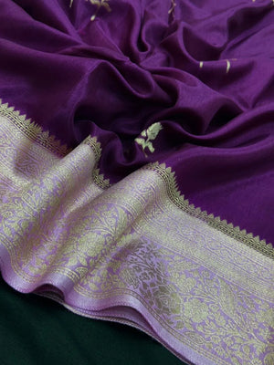 Raw Mango Silk Saree with Rich Texture and Vibrant Hues - Mango Crape