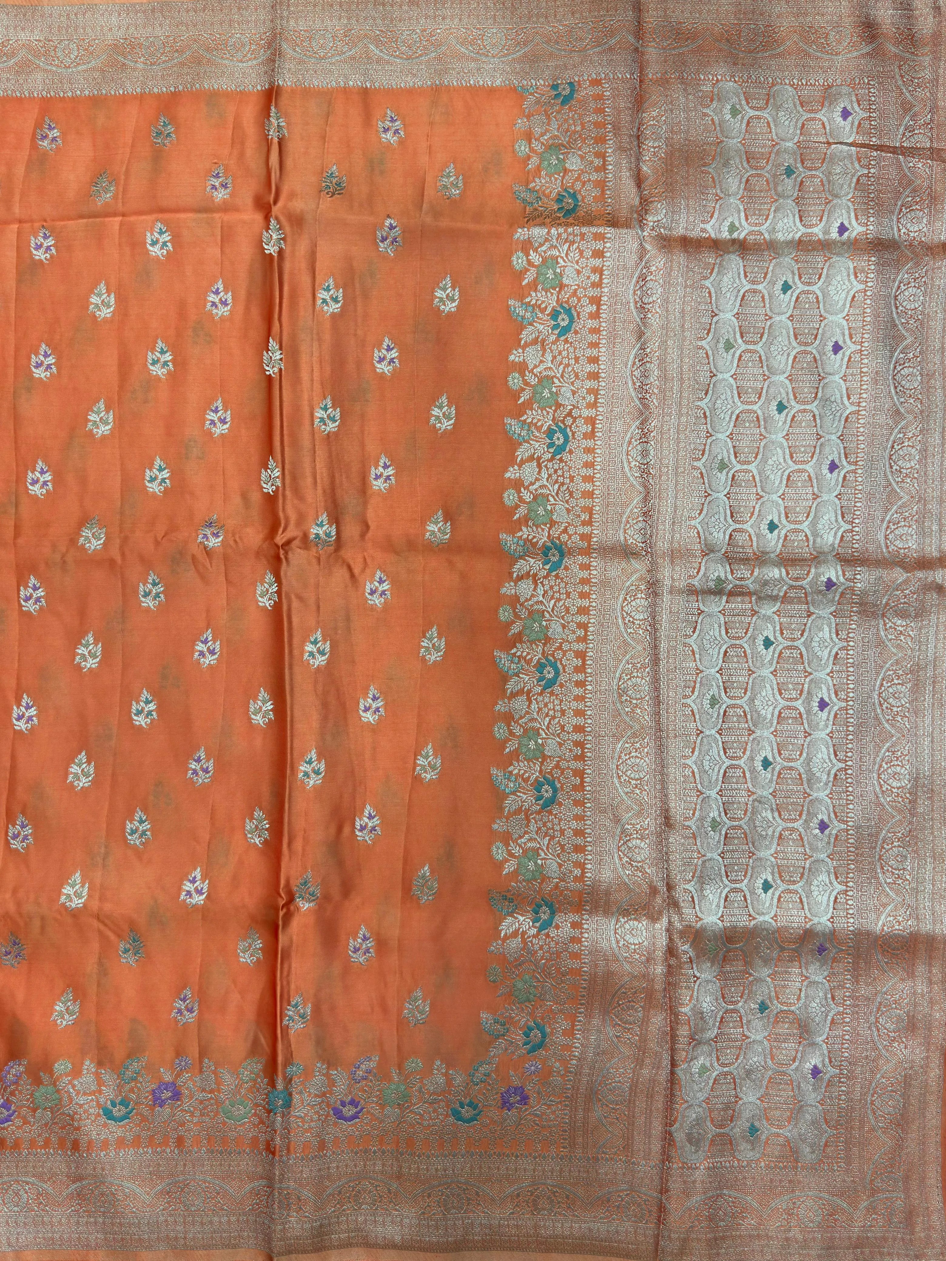 Designer Mashru Silk Saree with Rich Shine & Soft Texture