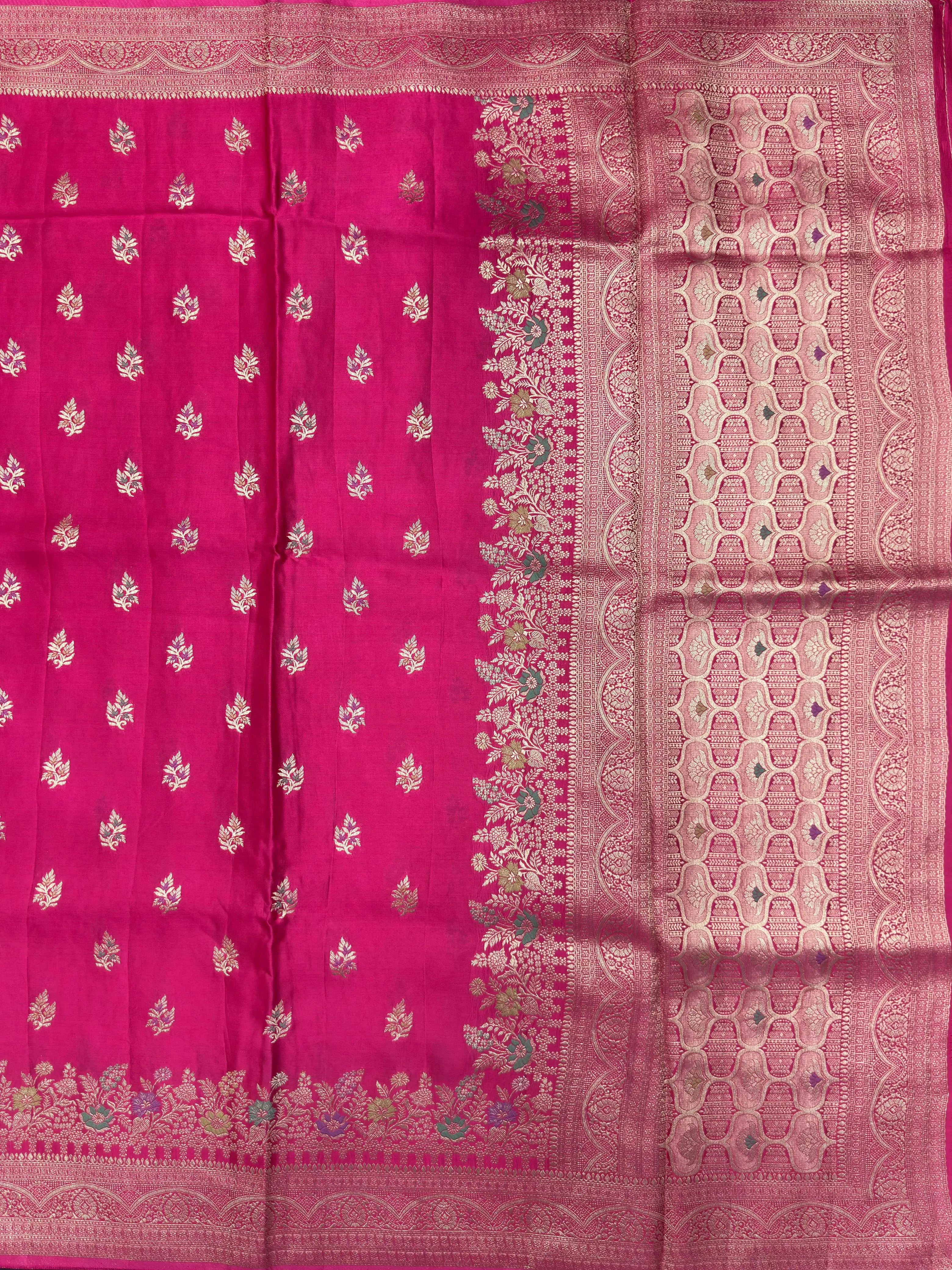 Designer Mashru Silk Saree with Rich Shine & Soft Texture