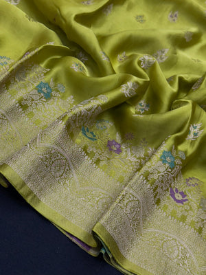 Designer Mashru Silk Saree with Rich Shine & Soft Texture