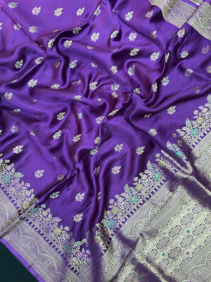 Designer Mashru Silk Saree with Rich Shine & Soft Texture