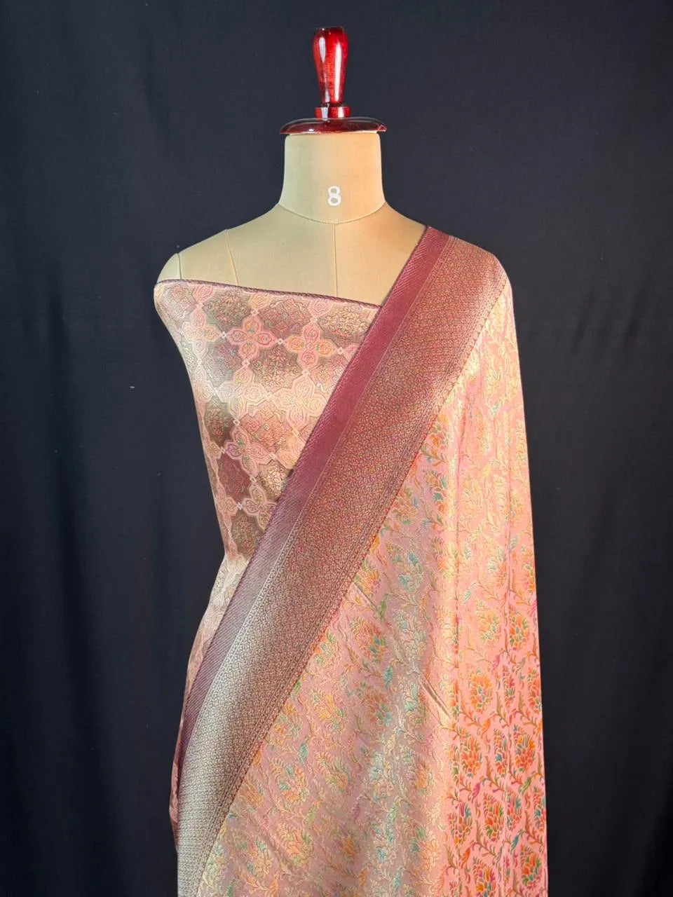ure Viscose Silk Saree – Lightweight Luxury Wear