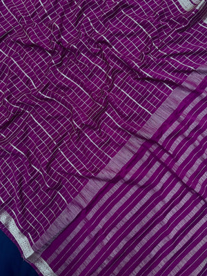 Stylish Semi Mysore Crepe Silk Saree with Soft Texture (Melody Silk)