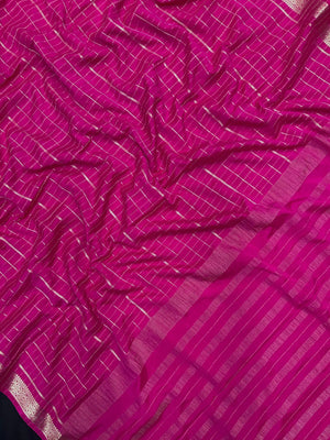 Stylish Semi Mysore Crepe Silk Saree with Soft Texture (Melody Silk)