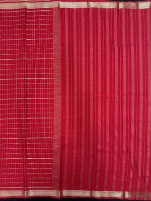 Stylish Semi Mysore Crepe Silk Saree with Soft Texture (Melody Silk)