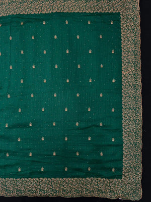 Chic Fancy Silk Saree – A Touch of Glamour ( Meru Tex)