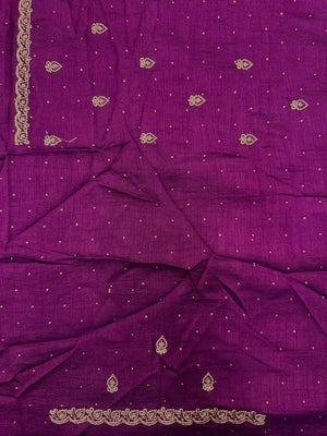Chic Fancy Silk Saree – A Touch of Glamour ( Meru Tex)