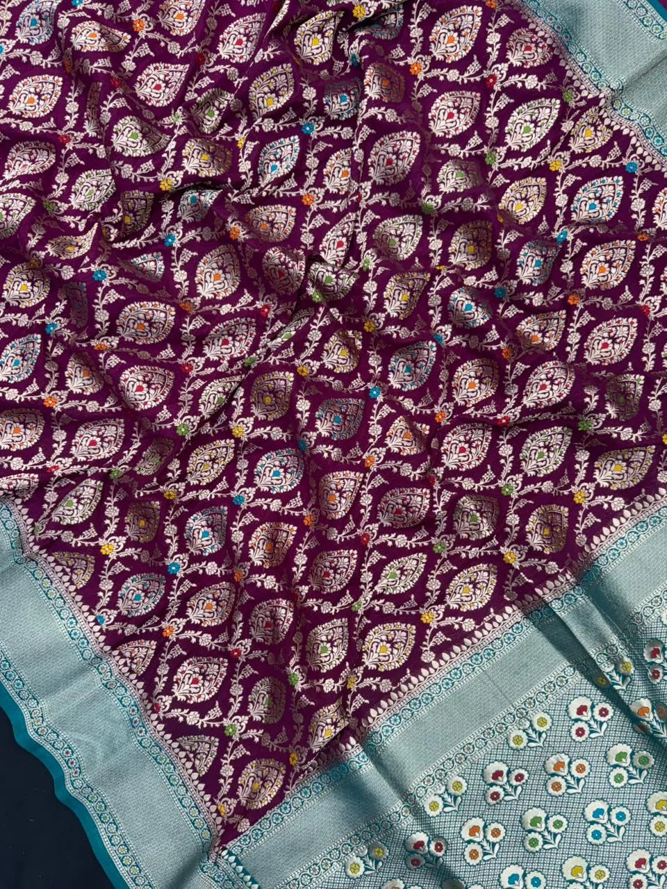 Festive Georgette Silk Drape