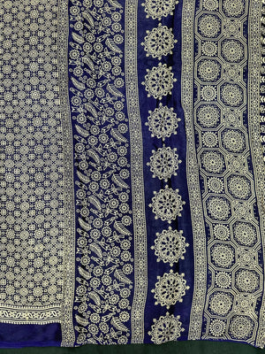 Modal printed saree with soft drape and vibrant digital prints – perfect for casual or office wear