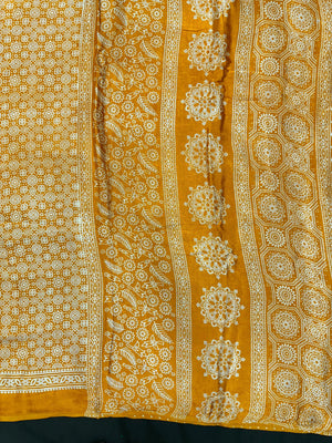 Modal printed saree with soft drape and vibrant digital prints – perfect for casual or office wear