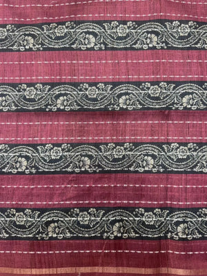 Classic Natural Tussar Silk Saree-Moon in june