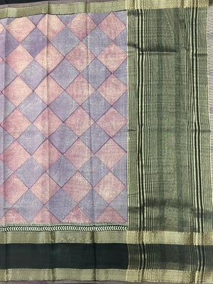 Elegant Musk Silk Saree for Timeless Grace-(Moon In Jute)
