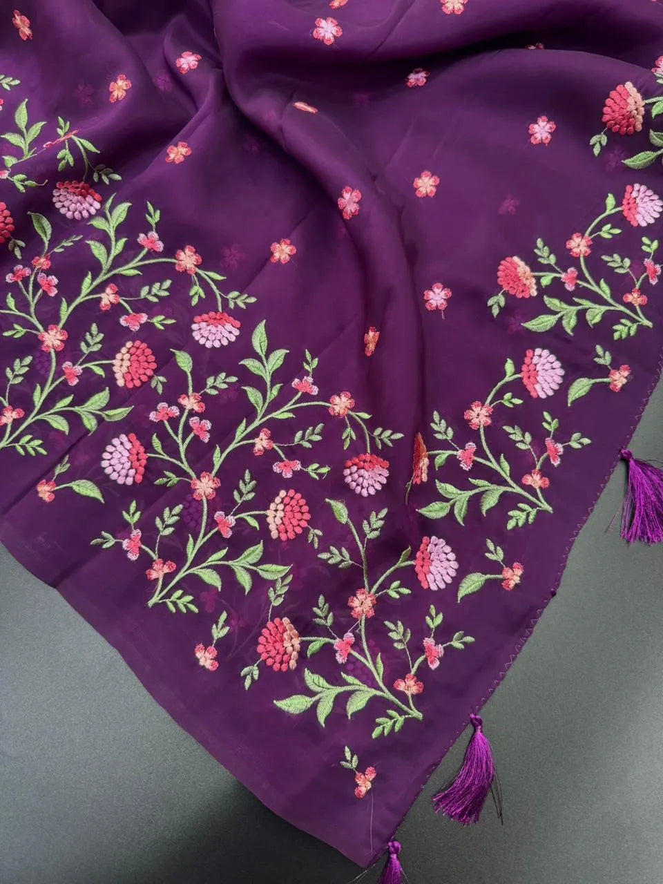 Chic Organza Saree for Fancy Wear & Party Wear