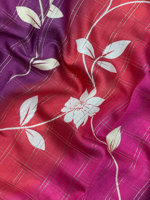 Woman wearing a Musk Cotton Saree with soft, breathable fabric and elegant drape, perfect for office, casual, and festive wear.