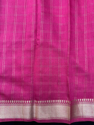 Woman wearing a Musk Cotton Saree with soft, breathable fabric and elegant drape, perfect for office, casual, and festive wear.