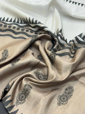 Sophisticated Beauty Semi Tussar Silk Saree