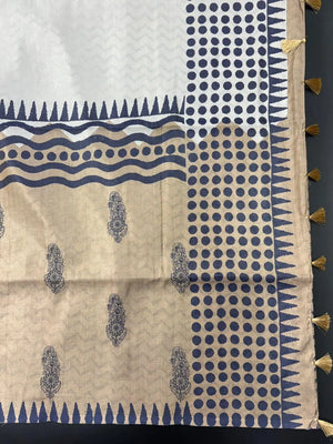Sophisticated Beauty Semi Tussar Silk Saree