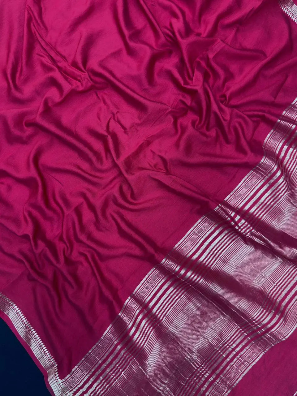 Handcrafted Musk Cotton Saree with Smooth Finish (NS Vinita)