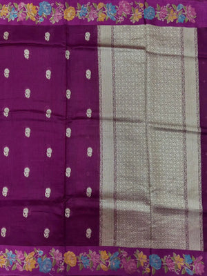 Raw Mango Silk Meenakari Saree – Perfect for Festive & Wedding Wear (Noor E Meena)