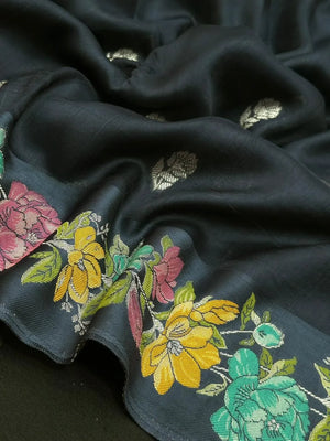 Raw Mango Silk Meenakari Saree – Perfect for Festive & Wedding Wear (Noor E Meena)