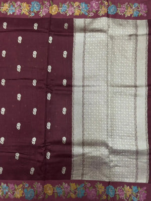 Raw Mango Silk Meenakari Saree – Perfect for Festive & Wedding Wear (Noor E Meena)