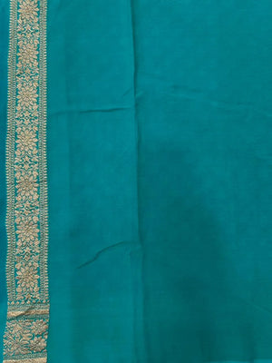 Pure Khaddi Georgette Saree with Rich Weaving Design (Offer 23)