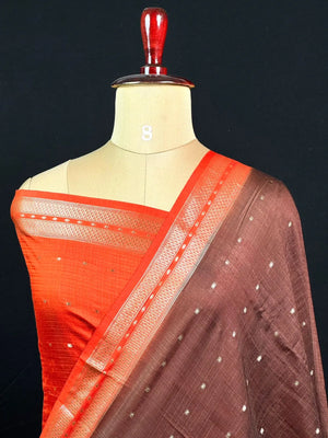 Musk Malai Cotton Silk Saree