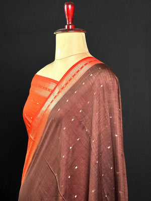 Musk Malai Cotton Silk Saree
