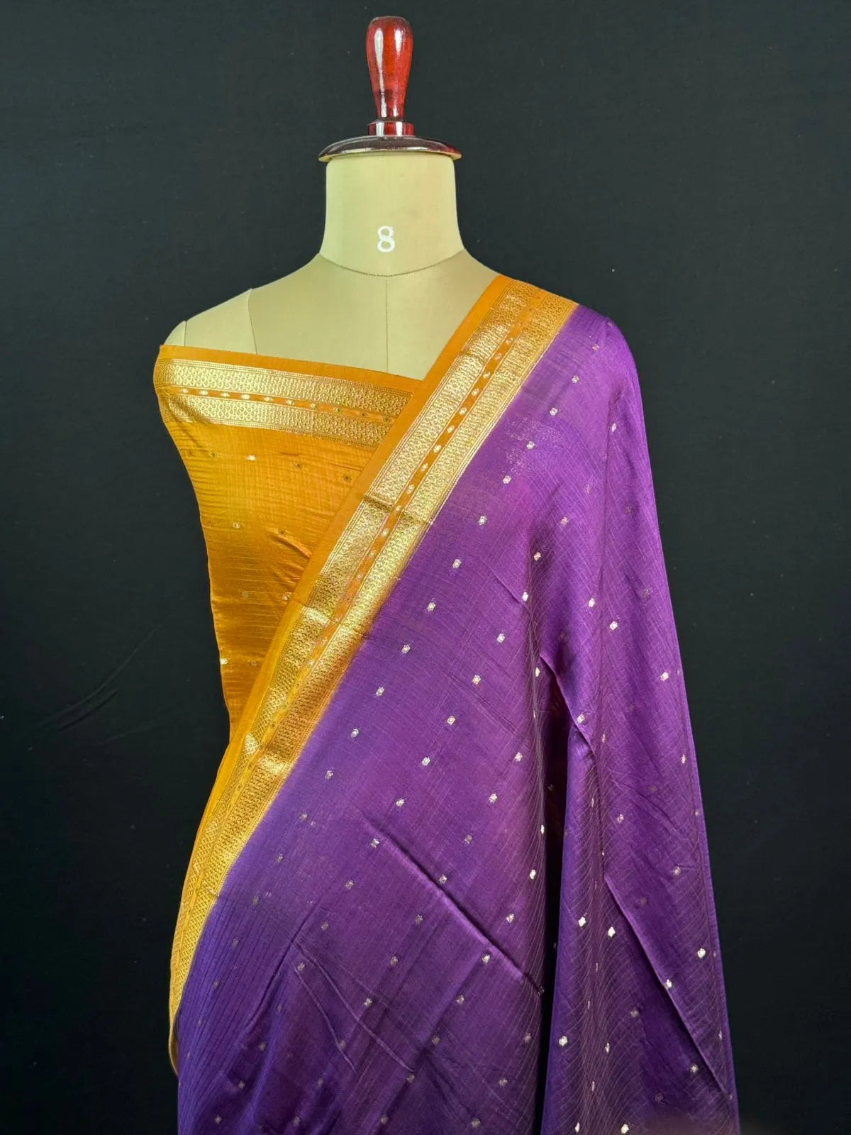 Musk Malai Cotton Silk Saree