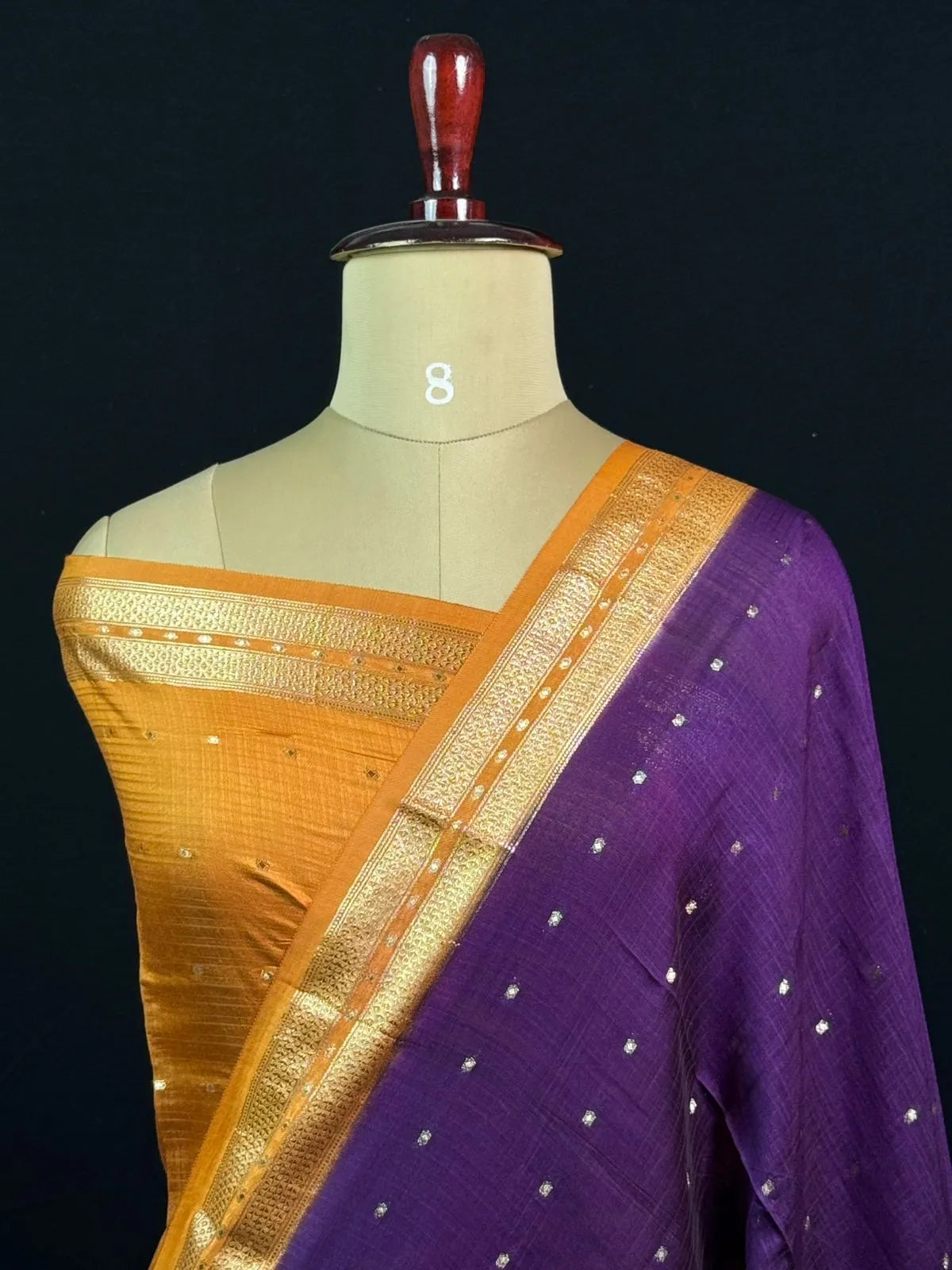 Musk Malai Cotton Silk Saree