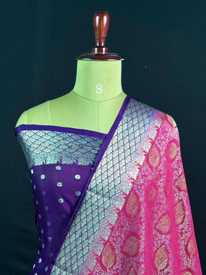 Semi Georgette Silk Saree with Rich Finish